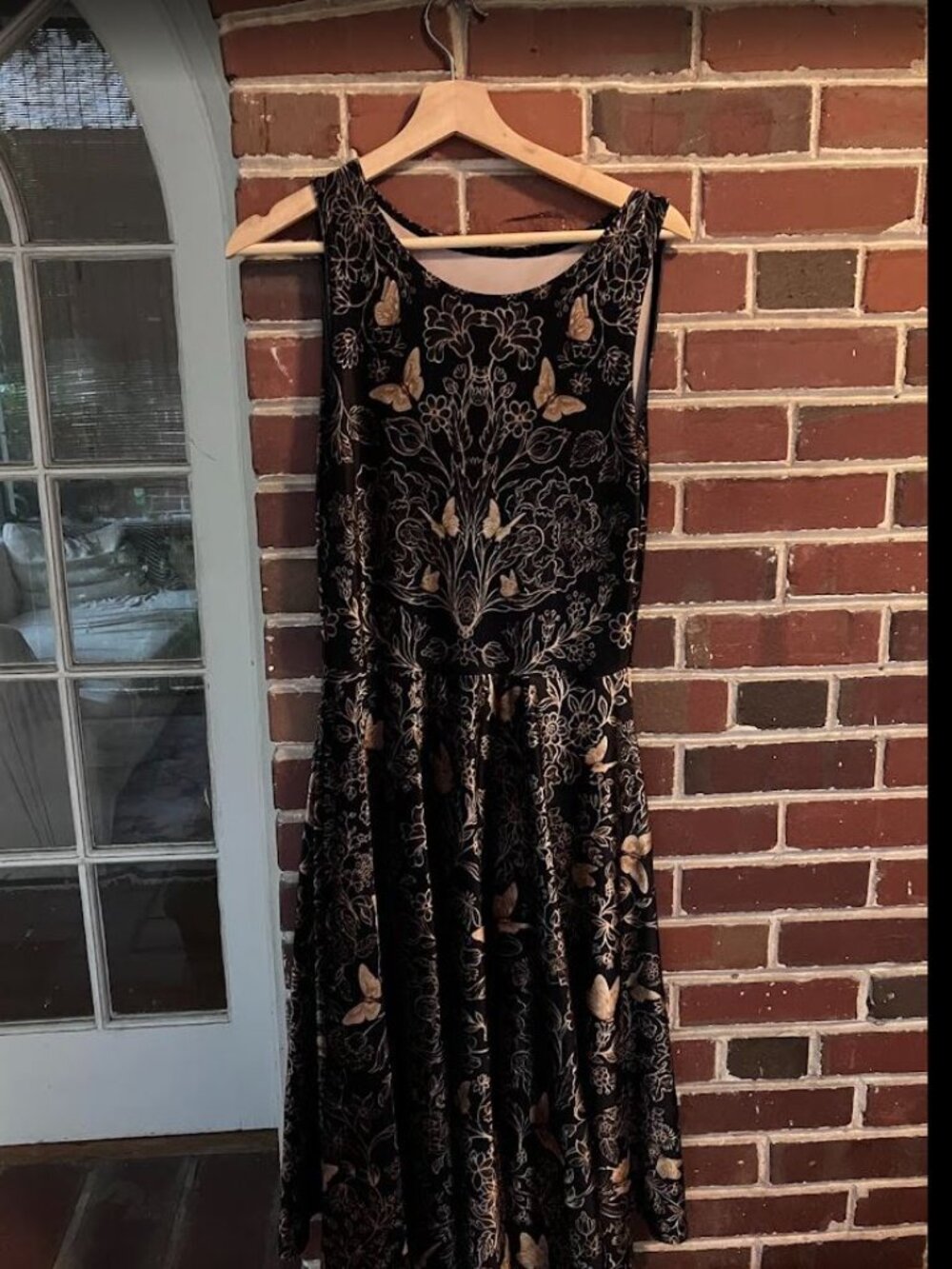 Golden Garden Velvet Princess Dress -M - Picture 4 of 6